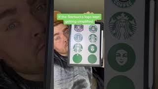 If the Starbucks logo kept getting simplified #shorts | tylietok