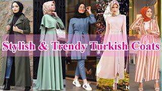 Turkish Coats | Turkish Hijab Outfits | Turkish Hijab Styles | Turkish Hjabi Girls | Mahi Kamran