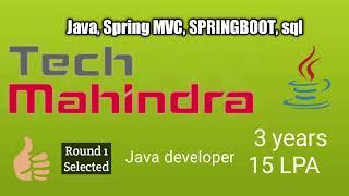 Tech Mahindra |  Techm java interview questions and answers | Microservices interview questions