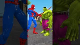 Siêu nhân nhện️Spider Man sword vs Hulk #spiderman #hulk #sword