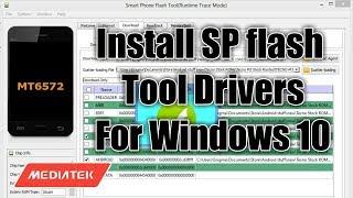 How to install SP flash tool drivers on windows 10 ? || (MTK VCOM USB Drivers)