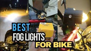 Best LED FOG LIGHTS For Bikes | HJG Fog Lights | Suzuki GS 150