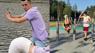 Funny Stretching Pranks in Public | Most Talents Gymnast Lady  @Lizzy Isaeva  | Lizzy Easy Tiktoks