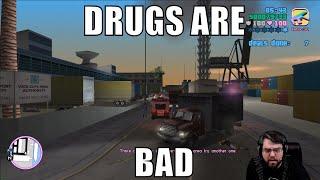 Kreyg Shows Why Drugs Are BAD!! - Twitch Highlight [GTA Vice City]