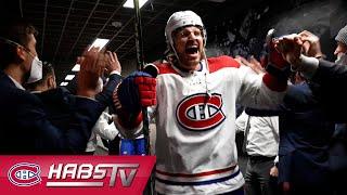 Habs celebrate series win in Toronto