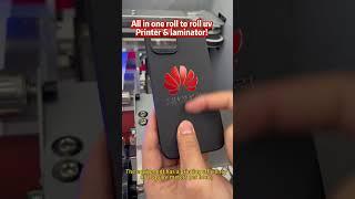 All in one roll to roll uv dtf printer.printer & laminator!