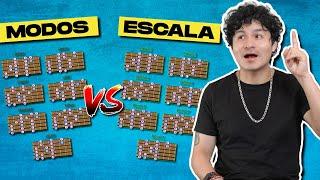 Diferencia entre tocar ESCALAS Y MODOS