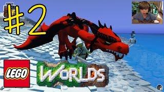 Ethan plays LEGO Worlds (#2) - MY PET DRAGON!