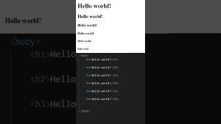 Html & css font size change