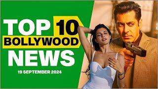 Top 10 Bollywood News | 19th September 2024 | Salman Khan | Jacqueline Fernandez #bollywood