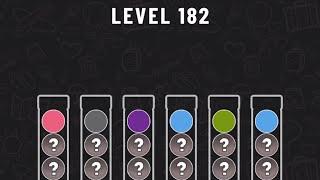 Ball Sort Puzzle Level 182 #ballsortpuzzle #ballsortpuzzlegameplay #puzzlegame #mobilegames