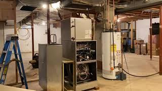 Carrier Infinity Furnace installation ...start to finish