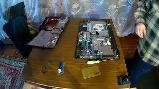 Ноутбук HP 15 ra058ur (15 ra000) - замена жёсткого диска на SSD и ОЗУ 4 на 8 Gb