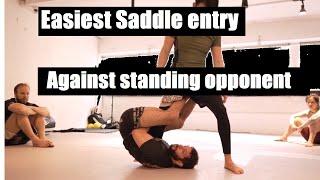 Easiest Saddle entry against standing opponent