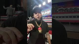 Forgiato Blow shows his support for VFAF/ Veterans for Trump at Cobb Rally 10-25-24