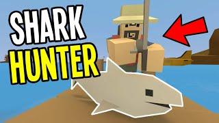 Unturned - Great White Shark Hunter?! (Easter Island Map - Part 4)