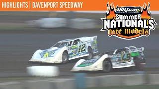 DIRTcar Summer Nationals Late Models | Davenport Speedway | June 17, 2025 | HIGHLIGHTS