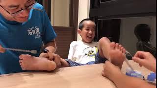 180805玩企鵝敲冰搔癢黃小元