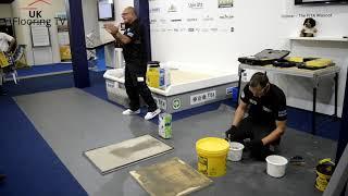 FITA demo at the flooring show on joints and repairs to sub floors