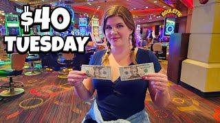 How Long Will $40 Last Gambling on Slots in Las Vegas?!