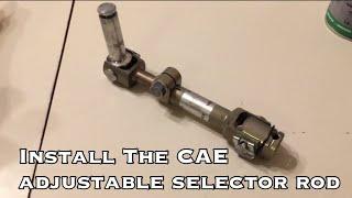 How to Install the CAE Adjustable Selector Rod:  CAE shifter install pt 6 E46 M3