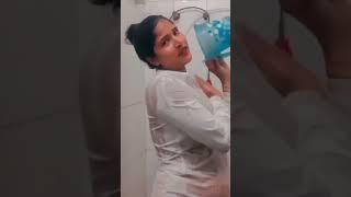 Bhabhi bathing