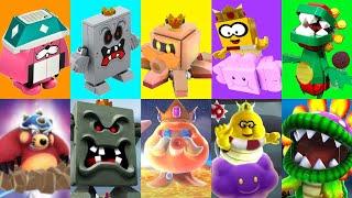 Super Mario Galaxy 2 Bosses vs Lego Mario - Comparison