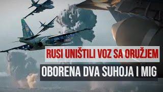 Rusi uništili voz sa stranim naoružanjem za Ukrajinu, oborena dva suhoja i MIG-29