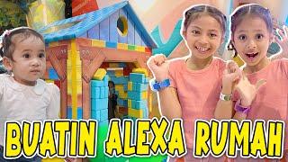 ALUNA AND AMANDA MAKE A HOUSE FOR ALEXA AT THE PLAYGROUND!!
