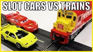 Setting Up The Tyco Road & Rail Slot Car and Train Set