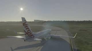 MSFS 2020 PMDG B738 departing Brisbane - YBBN - @OrbxOfficial