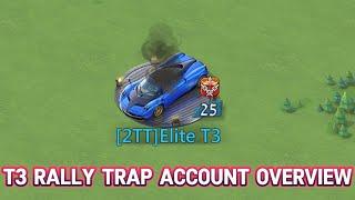 T3 Rally Trap Account Overview. New Comp. Low Might Lords Mobile