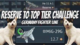 Playing the ENTIRE German Fighter Line - Reserve to Top Tier