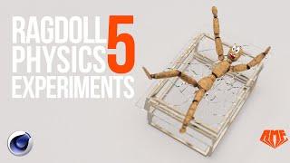 RagDoll Physics Experiments 5 | Yet more physics fun in Cinema 4D