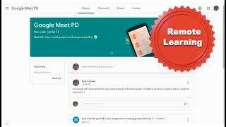 Creating Groups in Google Meet (via Classroom)