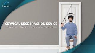 Cervical Neck Traction Device, Double Ratchet Neck Relief Devices Easy to Use Portable