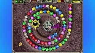 Zuma Deluxe - Gauntlet Mode: Spiral of Doom (Practice Mode) Sungod 166-190