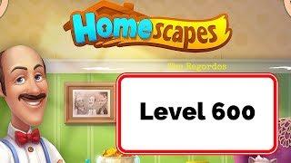 Homescapes Level 600 - No Boosters