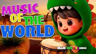 Music Around the World! | Fun Kids Song | Global Instruments & Sounds for Kids