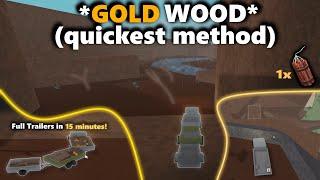 How To Get *GOLD WOOD* (The Fastest Method) In Lumber Tycoon 2 (2023)