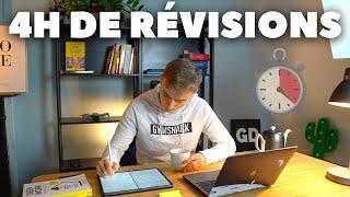 On révise 4H ensemble ! (Study With me - révisions en temps réel) - Grégoire Dossier