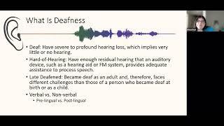 Beyond the Basics: Resources & Programming for the Deaf/Hard of Hearing Community