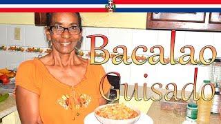 Receta Bacalao Guisado Estilo Dominicano - Cocinando con Yolanda