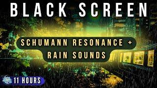 7.83Hz Schumann Resonance + Delta Binaural Beats  Pure Rain Sounds for Deep Sleep (No Music)