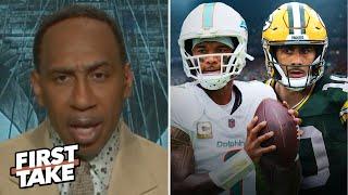 FIRST TAKE| Tua Tagovailoa will be Jordan Love's nightmare - Stephen A: Dolphins will enter playoffs