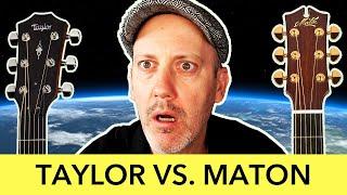 Taylor 314 CE vs Maton EBG 808 C - Acoustic Guitar Shootout | Adam Rafferty
