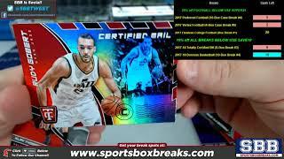 2017-18 Panini Totally Certified Basketball (Choose Team - 8-Box Case Break #3)