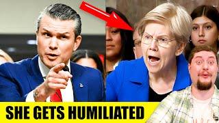 Pete Hegseth DESTROYS unhinged Elizabeth Warren when she starts screaming at him in congress