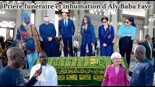 Prière funeraire et inhumation d'Aly Baba Faye  : Un dernier hommage empreint d'émotion