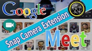 Snap Camera Application on Google Meet.